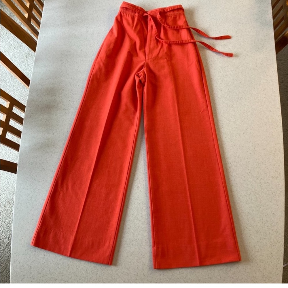 Orange Pant Women XS Vintage